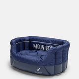 CAMA ACOLCHADA AZUL PARA PERROS