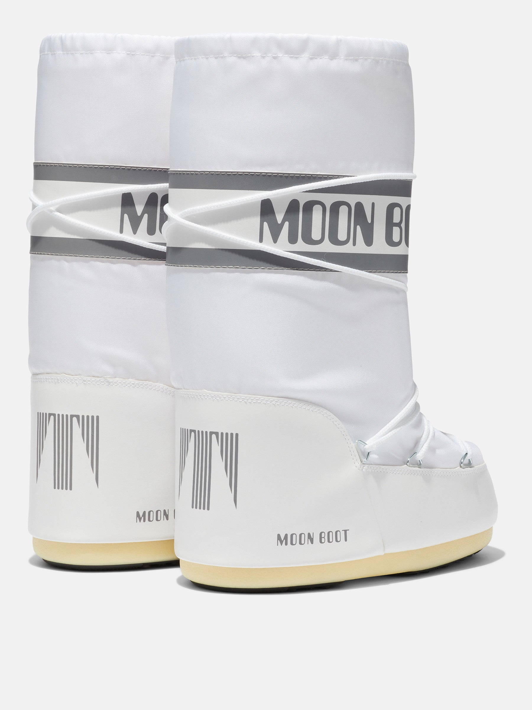ICON WHITE NYLON BOOTS – Moon Boot