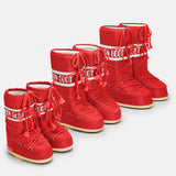 ICON RED NYLON BOOTS