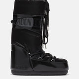 ICON GLANCE BLACK SATIN BOOTS
