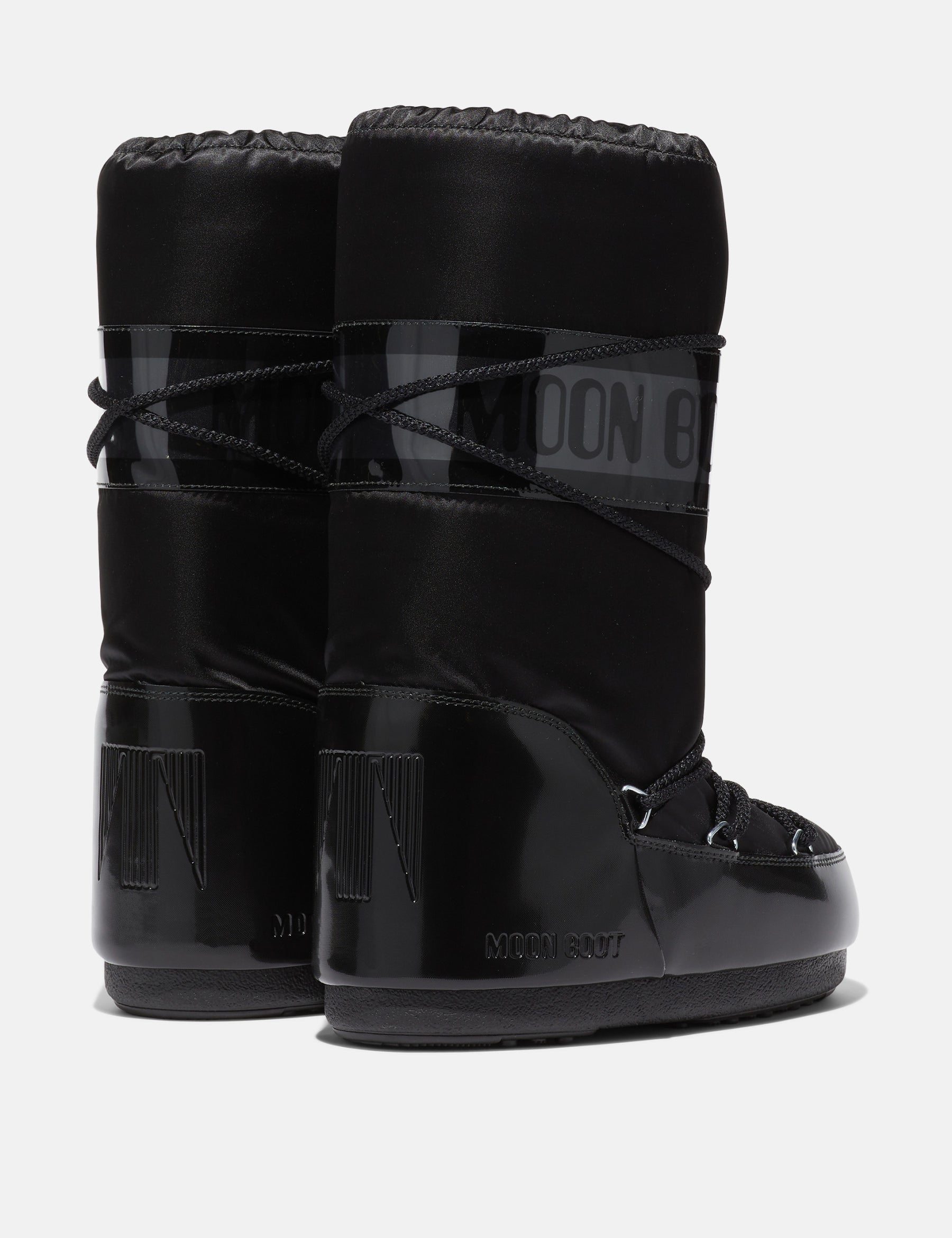 BOTAS ICON GLANCE BLACK DE SATÉN
