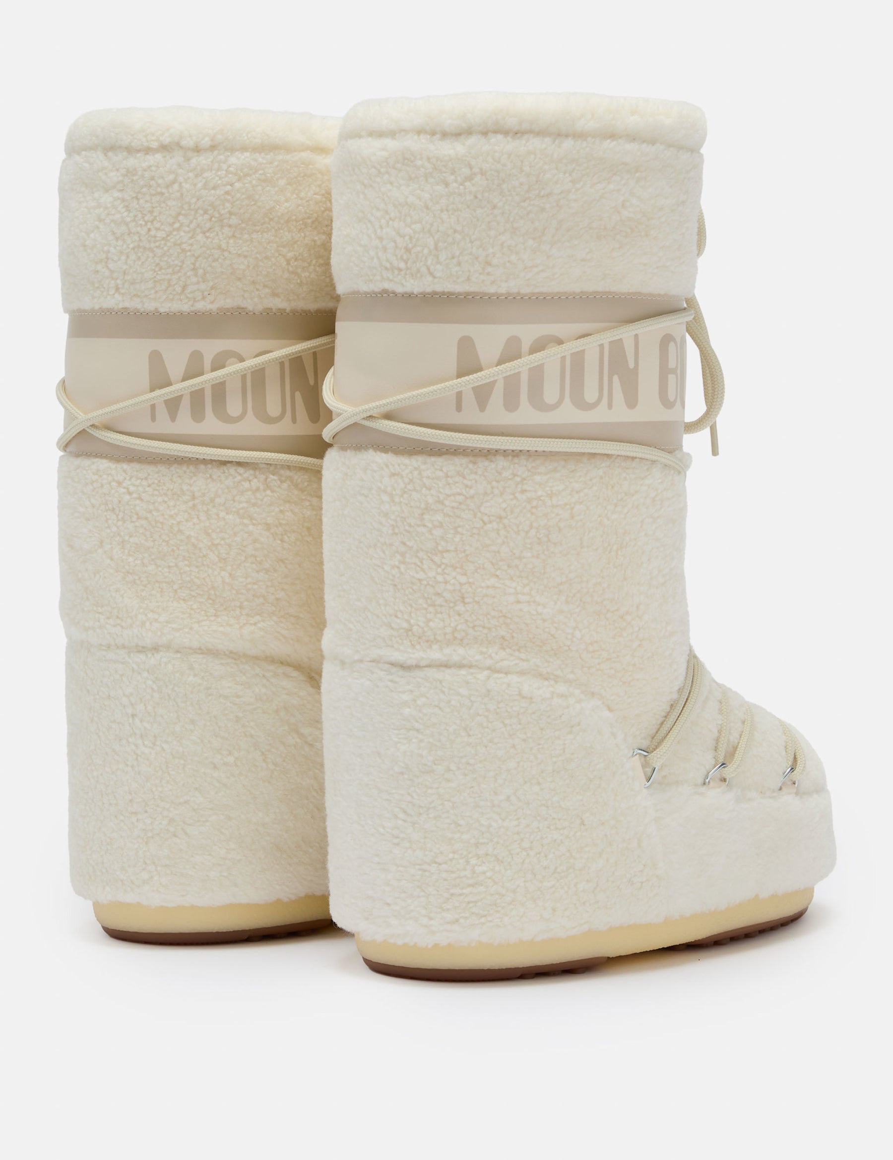 ICON STIEFEL AUS FLEECE IN CREME