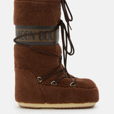 ICON BROWN FLEECE BOOTS