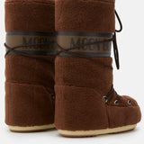 ICON BROWN FLEECE BOOTS