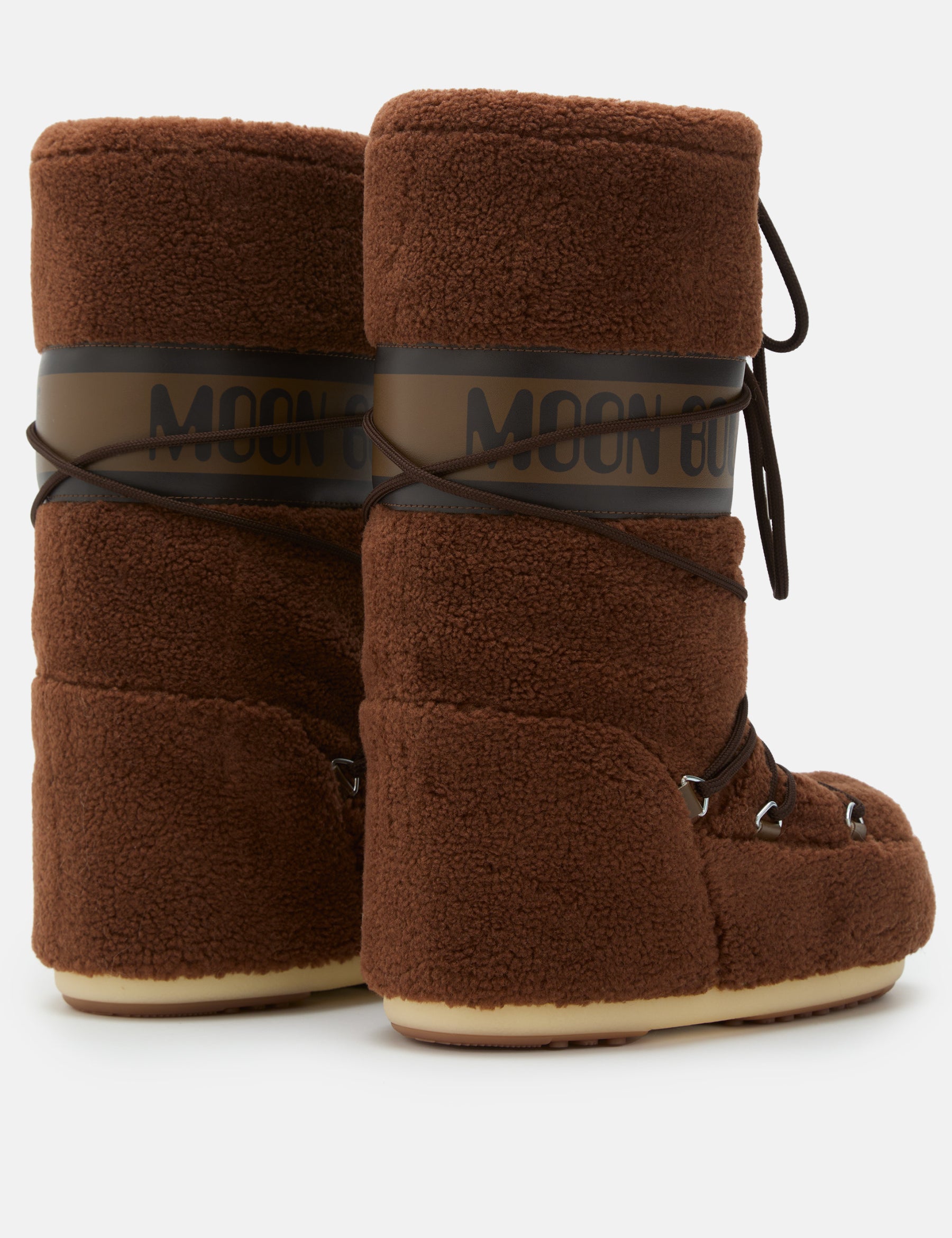 ICON BRAUNE STIEFEL AUS FLEECE