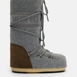 ICON NUBUCK GRAY & BROWN FELT BOOTS