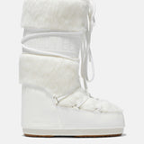 BOTTES ICON WHITE EN FAUSSE FOURRURE