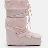ICON PINK FAUX-FUR BOOTS