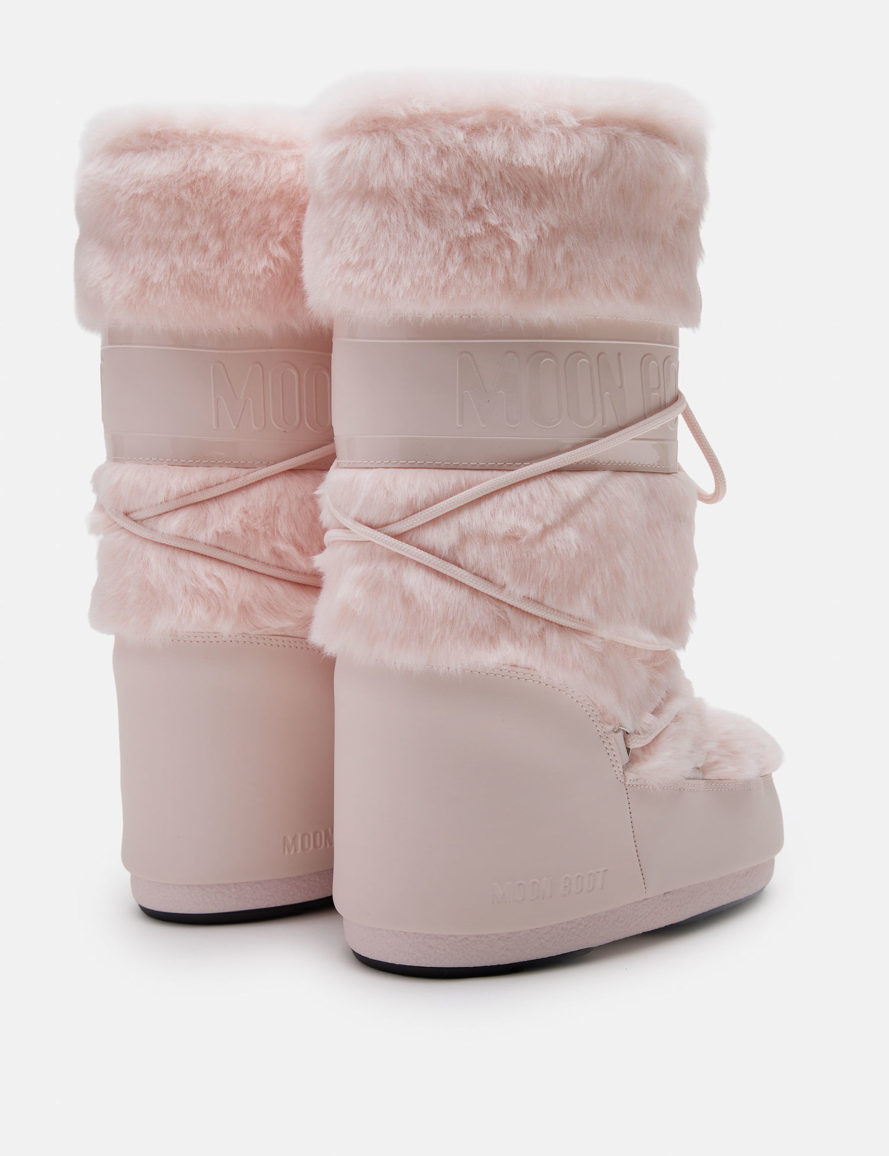 ICON STIEFEL AUS KUNSTFELL IN ROSA
