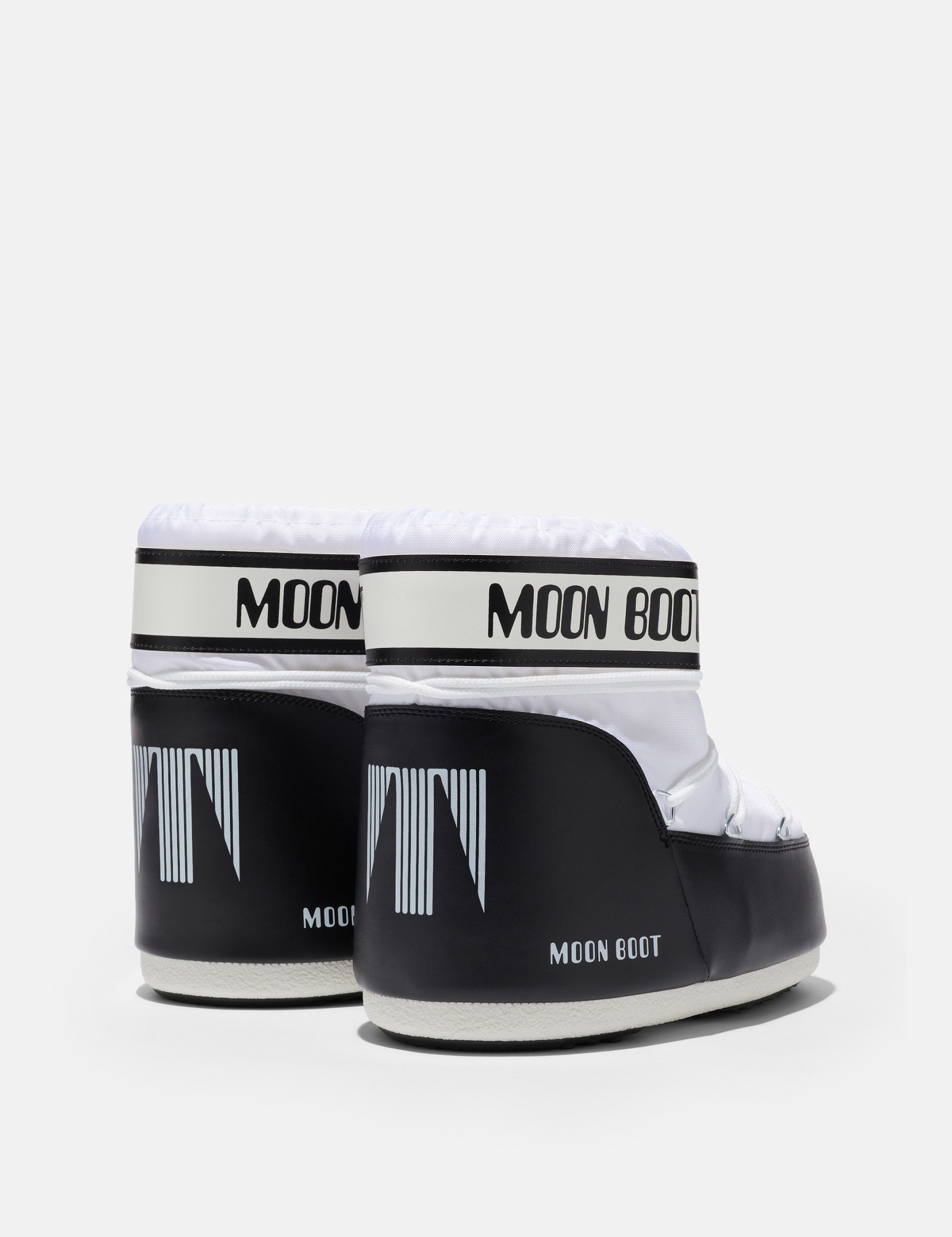 ICON LOW WHITE NYLON BOOTS