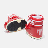 ICON LOW RED NYLON BOOTS