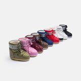 ICON LOW PINK NYLON BOOTS