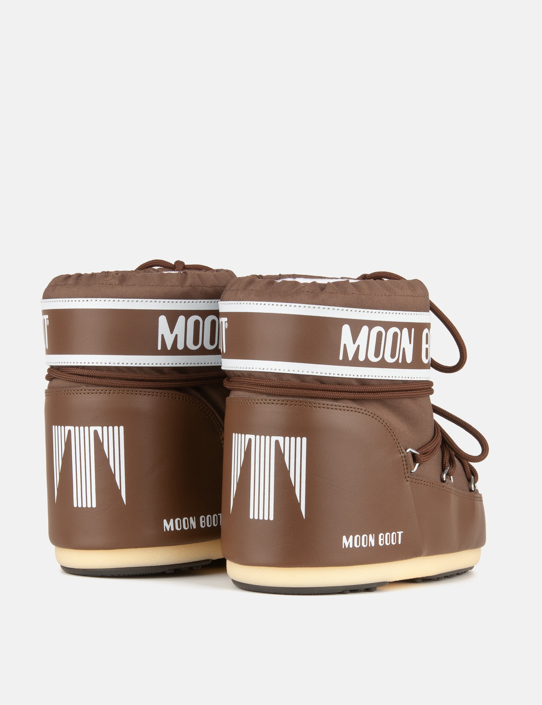 ICON LOW STIEFEL AUS NYLON IN BRAUN