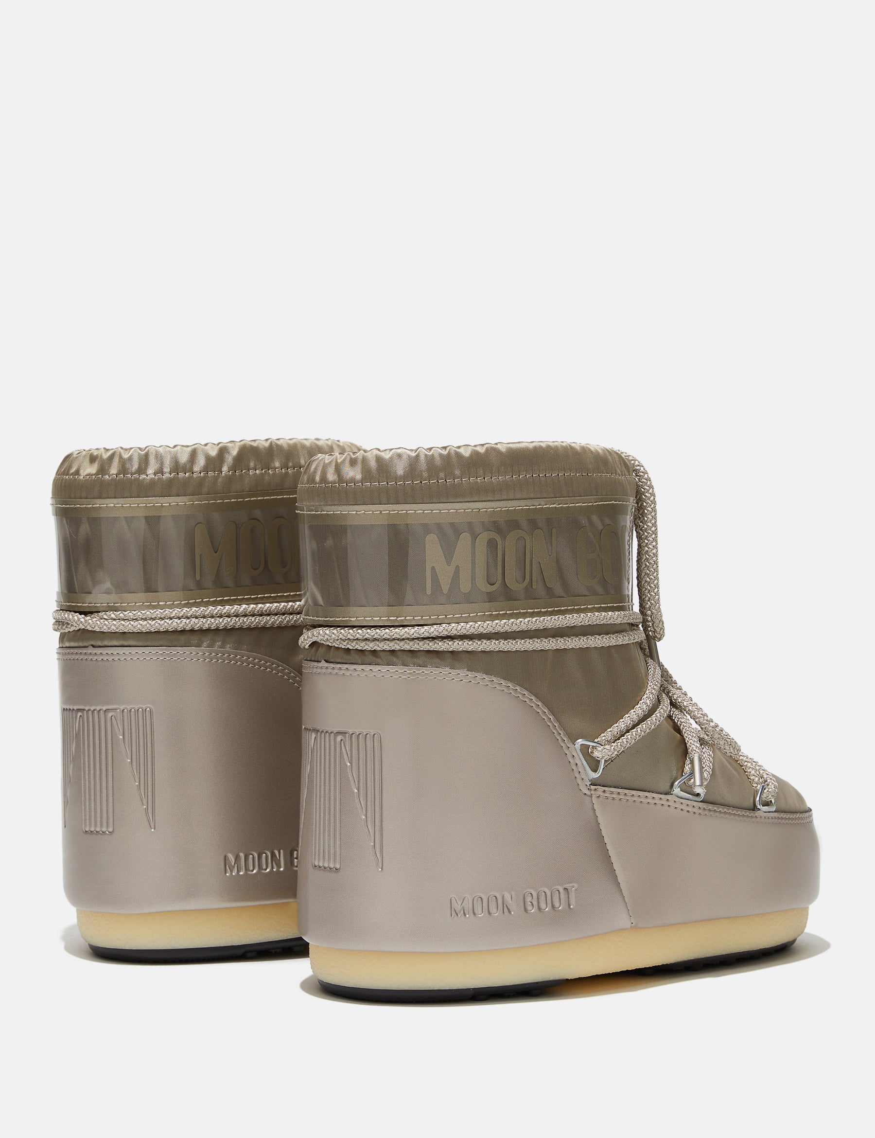 ICON LOW GLANCE SATIN STIEFEL PLATINUM