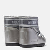 ICON LOW GLANCE SILBERNE SATIN STIEFEL