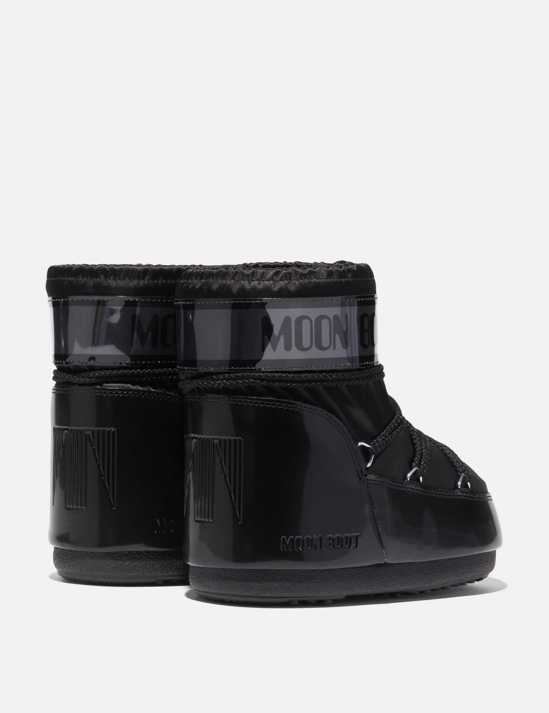 STIVALE ICON LOW GLANCE NERO IN RASO