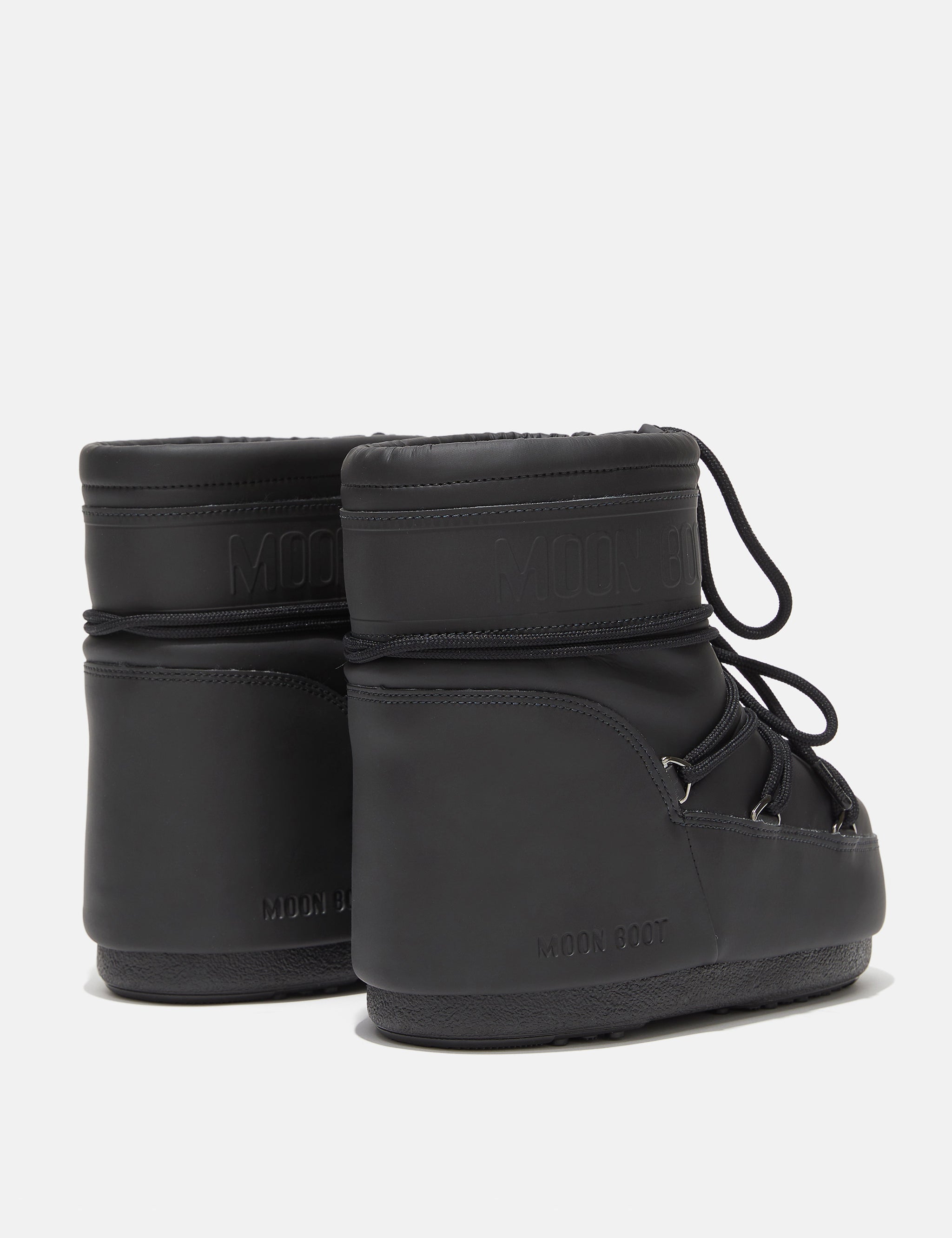 ICON LOW BLACK RUBBER BOOTS