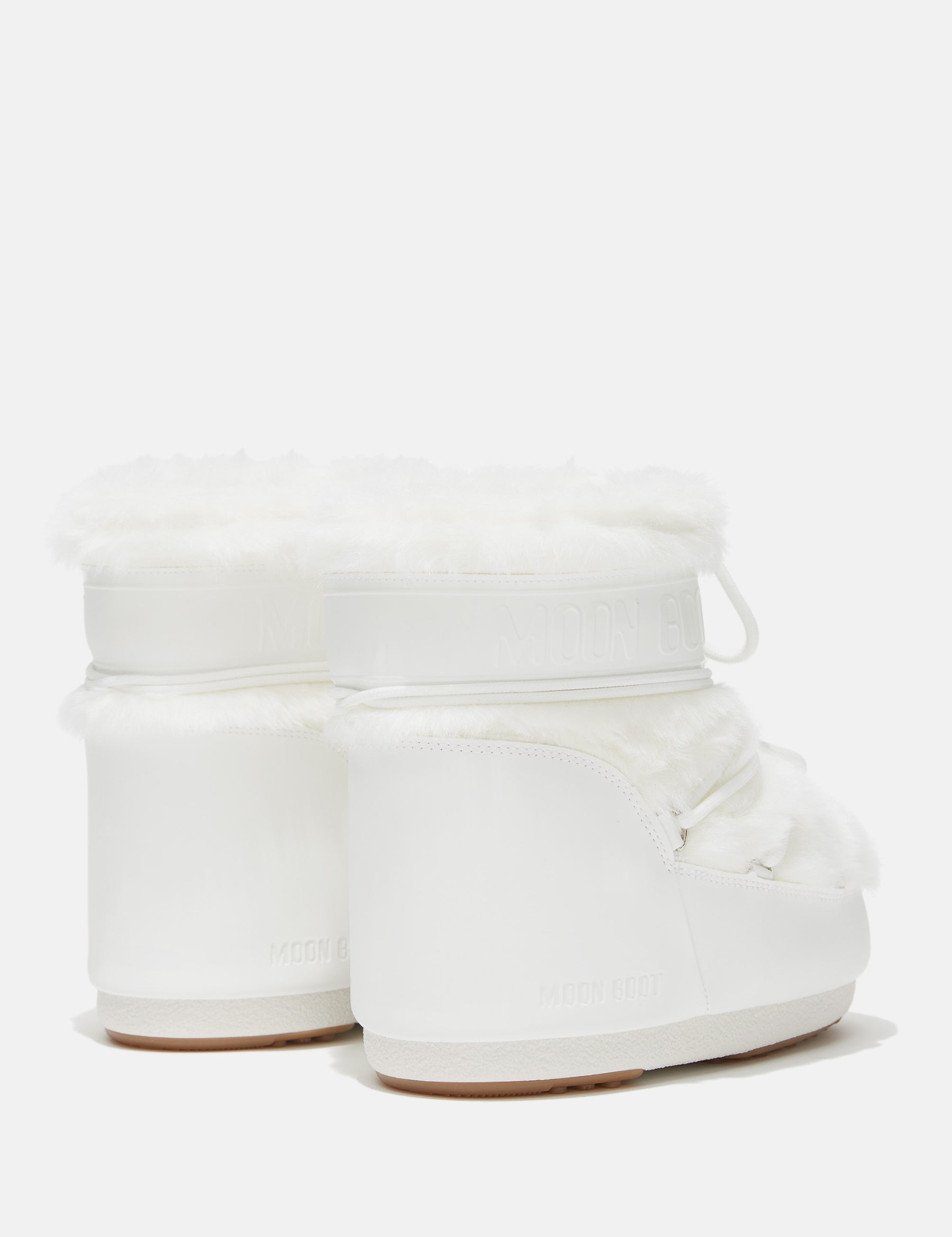 STIVALE ICON LOW BIANCO IN ECOPELLICCIA
