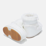 BOTTES ICON LOW WHITE EN FAUSSE FOURRURE