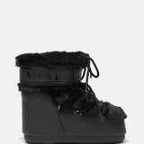 ICON LOW BLACK FAUX-FUR BOOTS