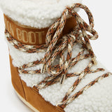 ICON LOW STIEFEL BRAUN AUS SHEARLING