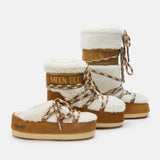 ICON LOW STIEFEL BRAUN AUS SHEARLING