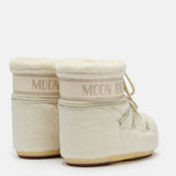 ICON LOW STIEFEL AUS FLEECE IN CREME