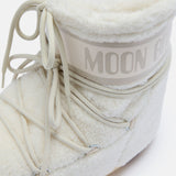 ICON LOW STIEFEL AUS FLEECE IN CREME