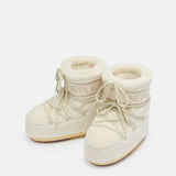ICON LOW STIEFEL AUS FLEECE IN CREME