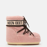 ICON LOW ROSAFARBENE STIEFEL AUS FLEECE