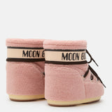 ICON LOW ROSAFARBENE STIEFEL AUS FLEECE