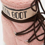 ICON LOW ROSAFARBENE STIEFEL AUS FLEECE