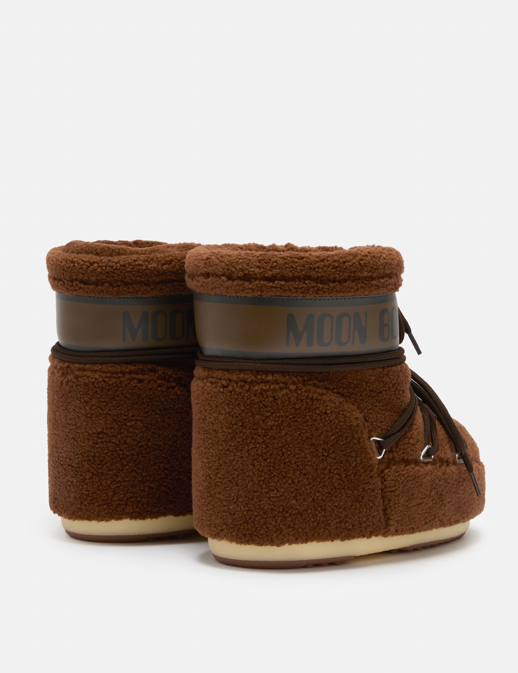 ICON LOW STIEFEL AUS FLEECE IN BRAUN