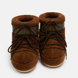 ICON LOW STIEFEL AUS FLEECE IN BRAUN