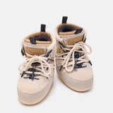 ICON LOW BIKER STIEFEL IN BEIGE