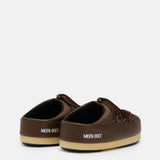EVX MULES AUS NYLON IN BRAUN