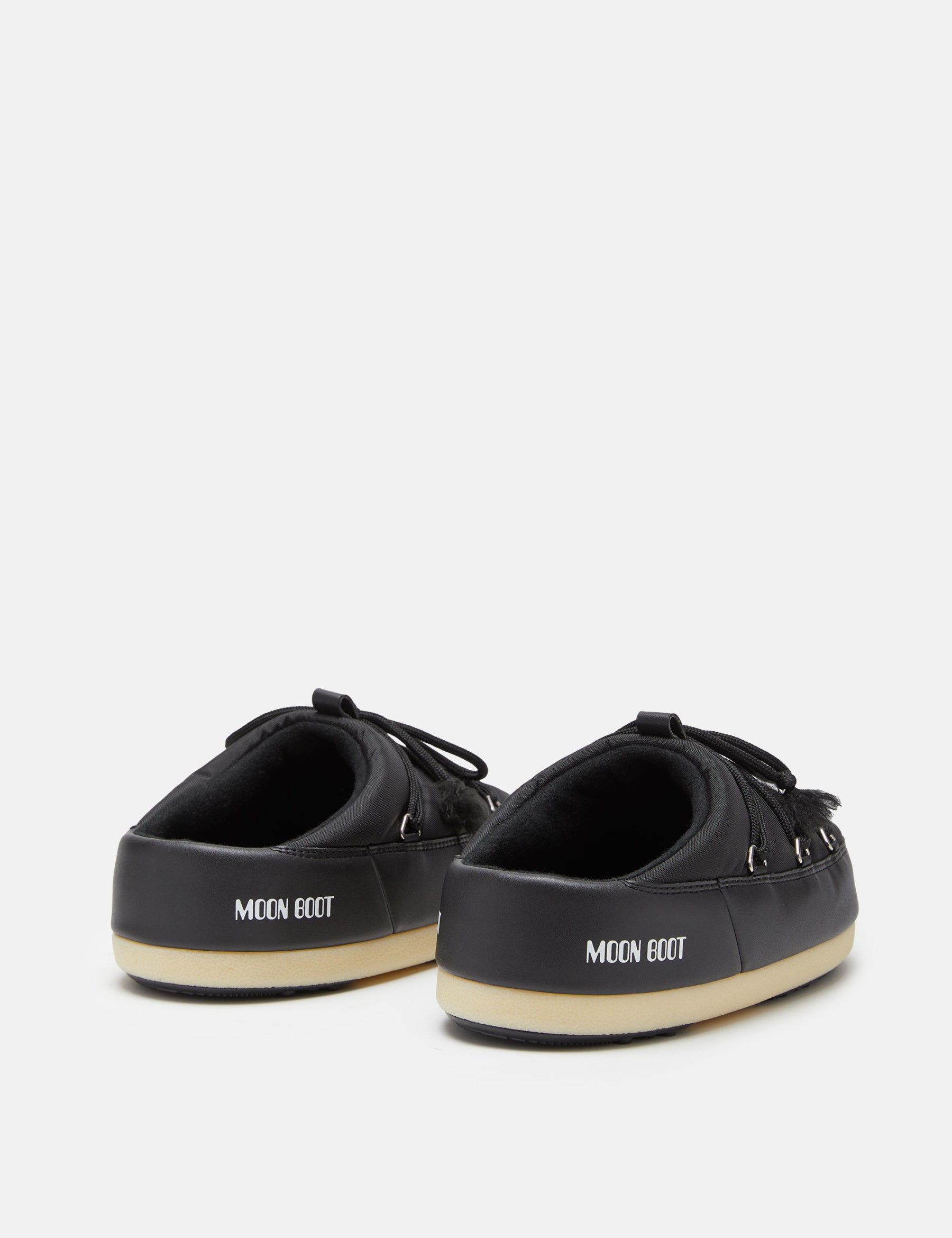 EVX BLACK NYLON MULES