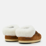 MULE EVX IN PELLE SCAMOSCIATA MARRONE