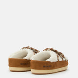 MULE EVX IN SHEARLING MARRONE