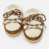 MULE EVX IN SHEARLING MARRONE