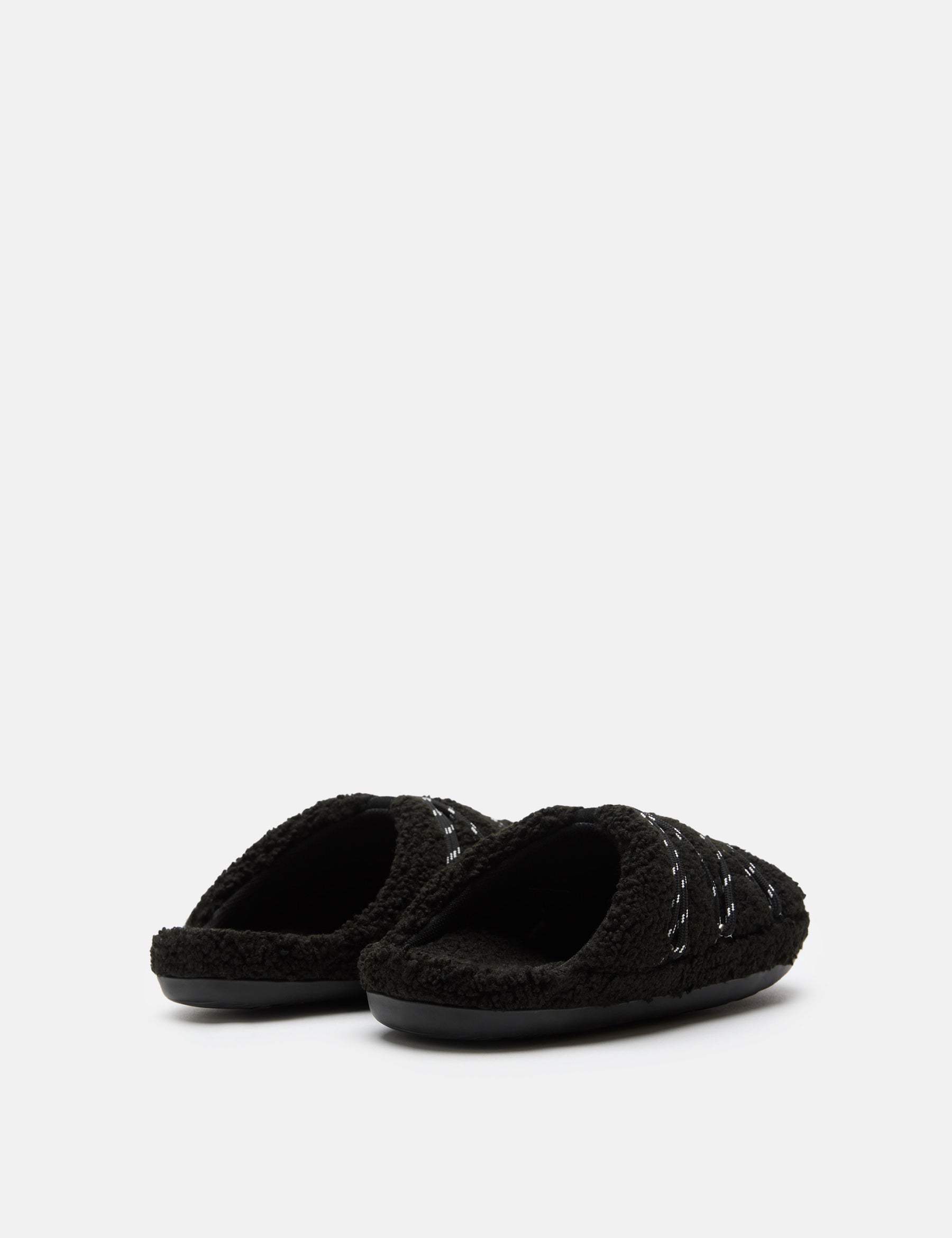 TEDDY SLIPPER BLACK
