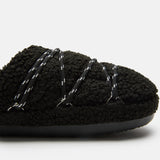 TEDDY SLIPPER BLACK