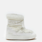 LTRACK LOW FAUX-FUR STIEFEL WEIß
