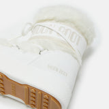 LTRACK LOW FAUX-FUR STIEFEL WEIß