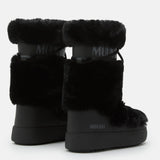 BOTTES HAUTES LTRACK EN FAUSSE FOURRURE NOIRE