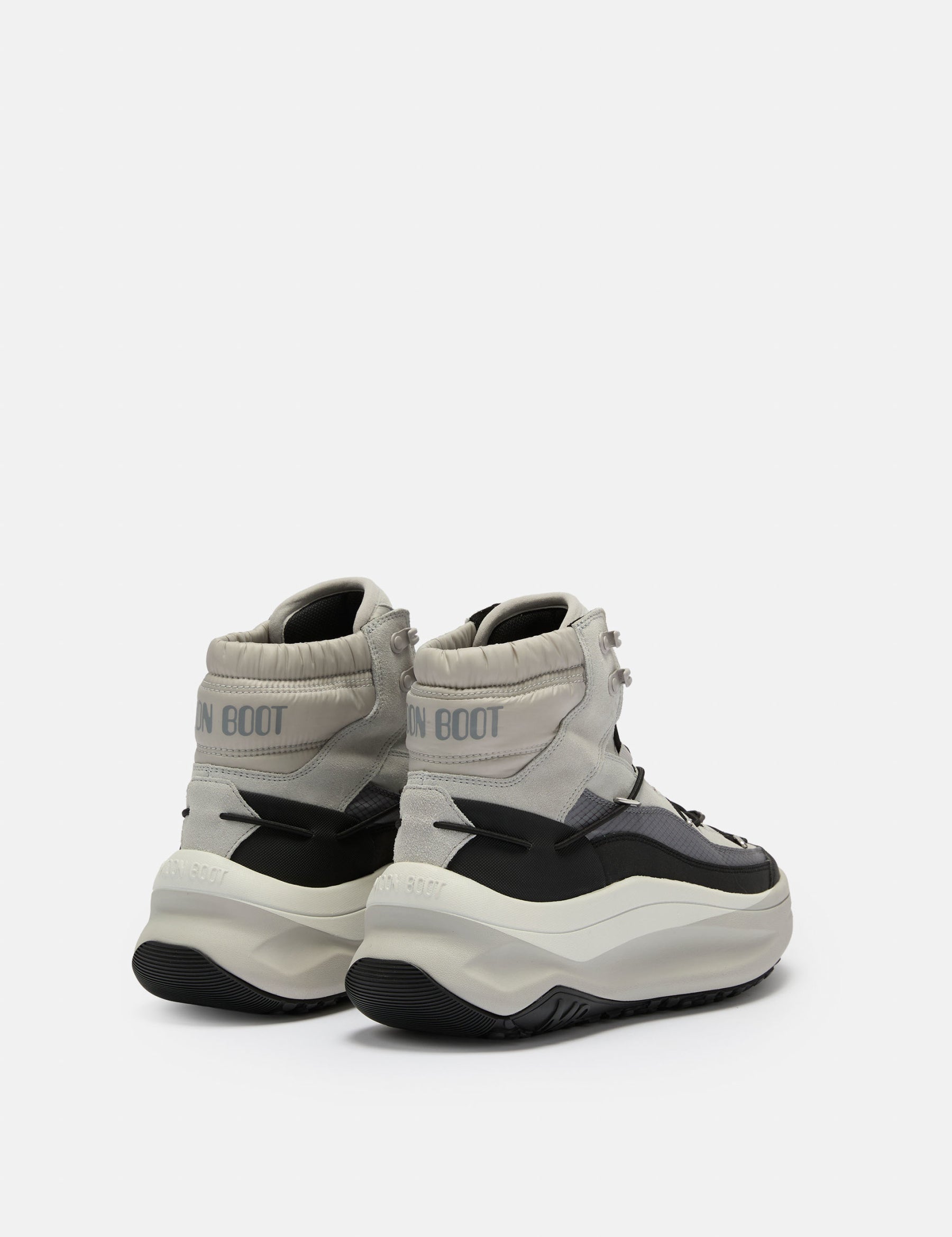MOON247 XLACE MID SNEAKER IN GRAU