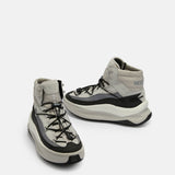 MOON247 XLACE MID GREY SNEAKERS