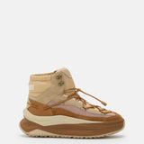 MOON247 XLACE MID BROWN SNEAKERS