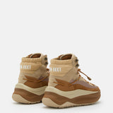 MOON247 XLACE MID BROWN SNEAKERS