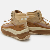MOON247 XLACE MID BROWN SNEAKERS
